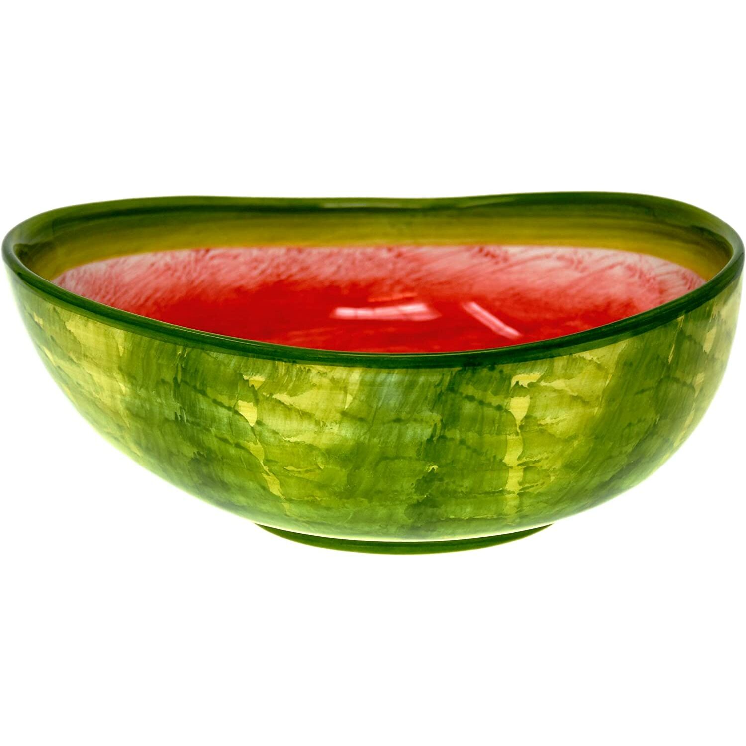 Schale Wassermelone 30 cm Obstschale Melone Steingut Keramik 