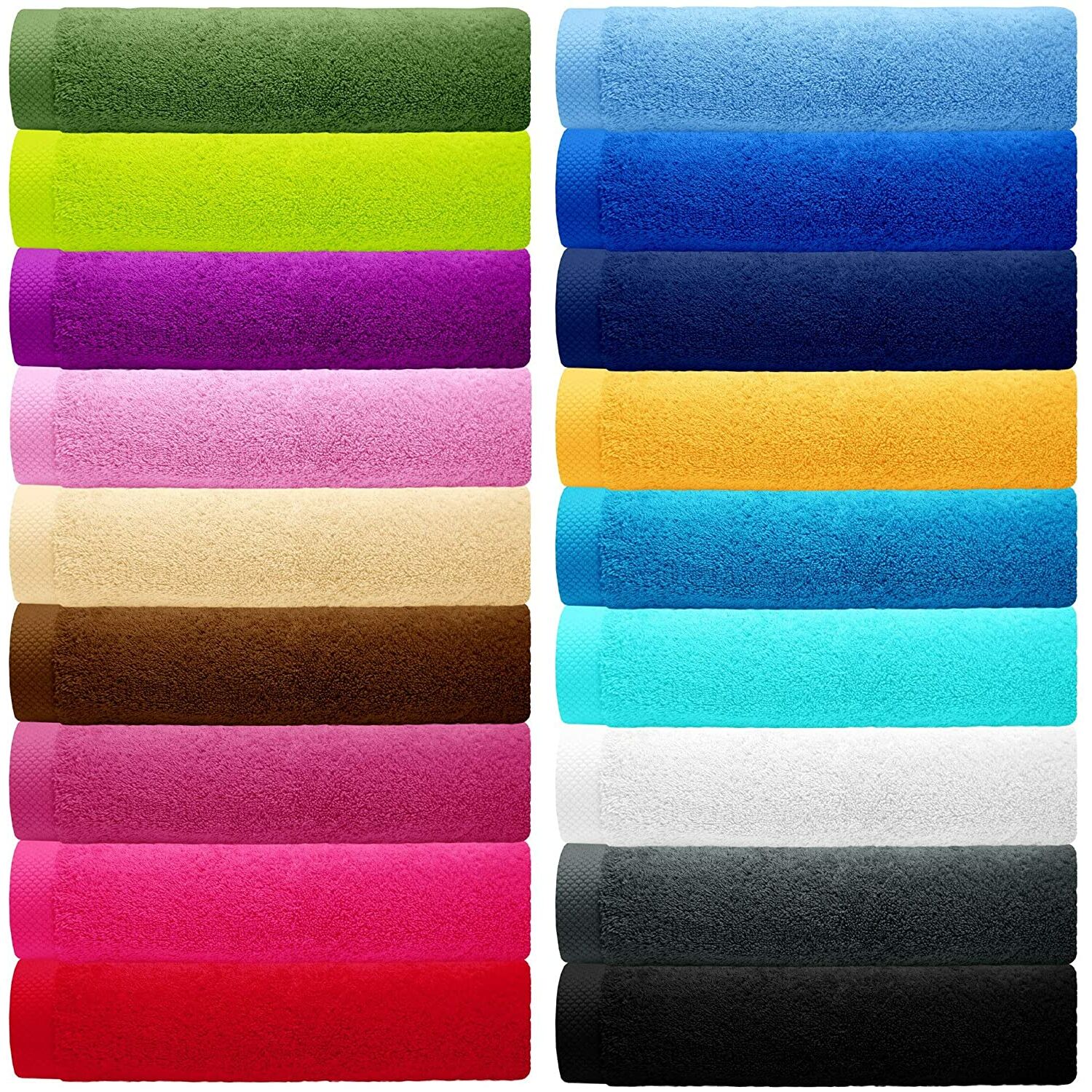 Handtücher :: Badetuch Pure 100x150 cm, Strandtuch aus 100% Baumwolle,  Frottee Badelaken Pflaume - Rosa