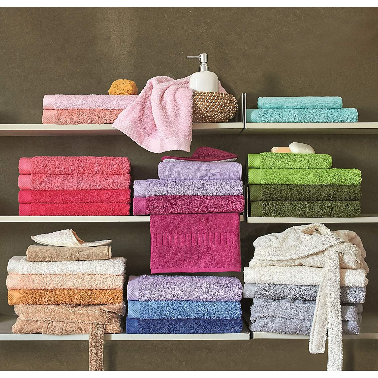 100% cm, Frottee Badelaken :: aus Badetuch - Rosa Strandtuch Handtücher Baumwolle, Pflaume Pure 100x150