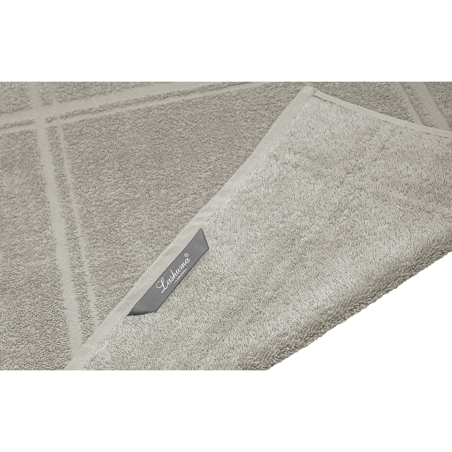 Küchentextilien :: Geschirrtücher :: Handtücher Set Grau - Kiesel,  Abtrocktücher für Hände 50x50 cm, Handtuch Serie: London | Alle Handtücher