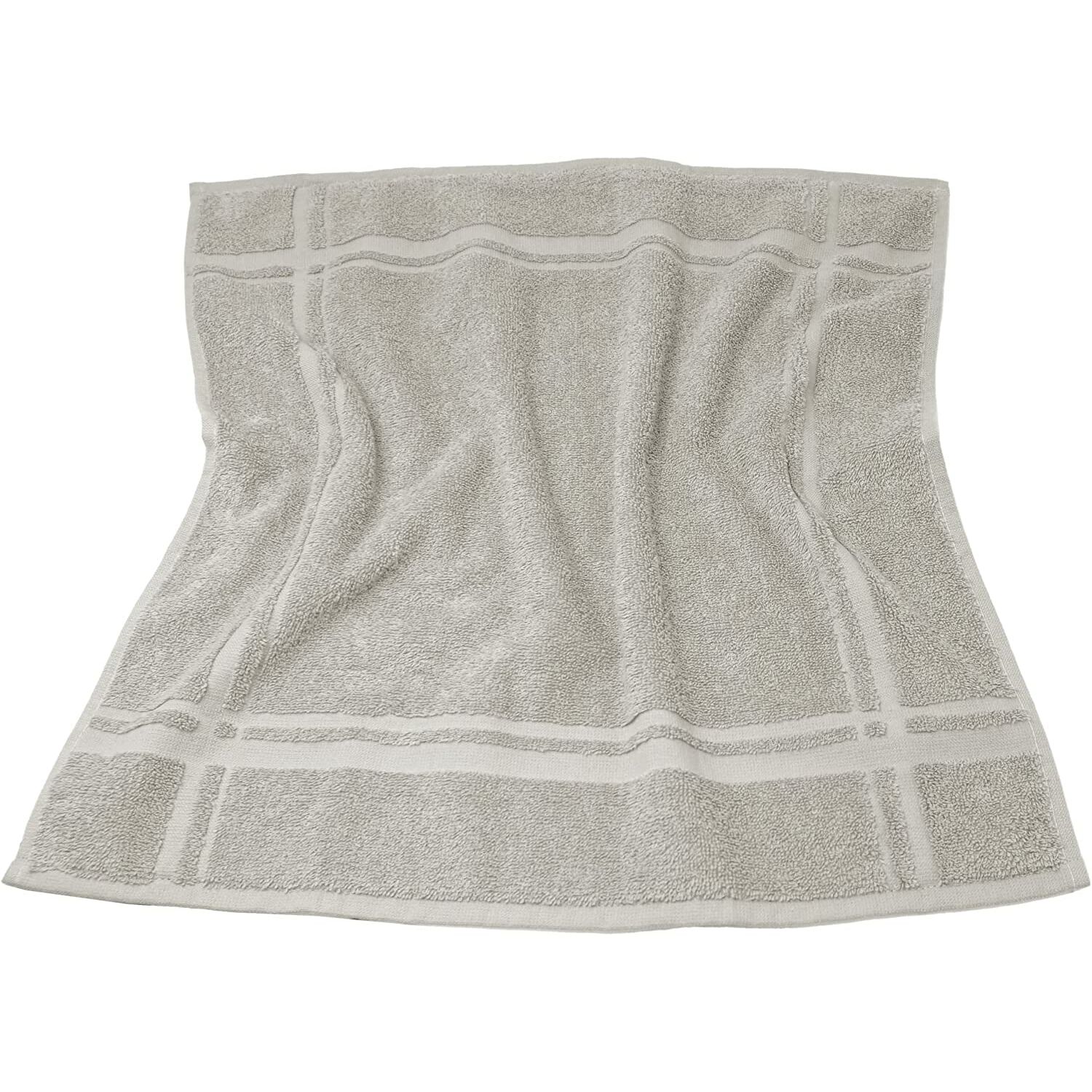 Küchentextilien :: Geschirrtücher :: Handtücher Set Grau - Kiesel,  Abtrocktücher für Hände 50x50 cm, Handtuch Serie: London